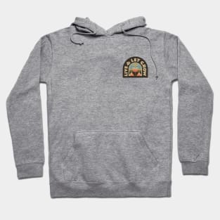 Live & Let Grow Inspirational Badge Hoodie